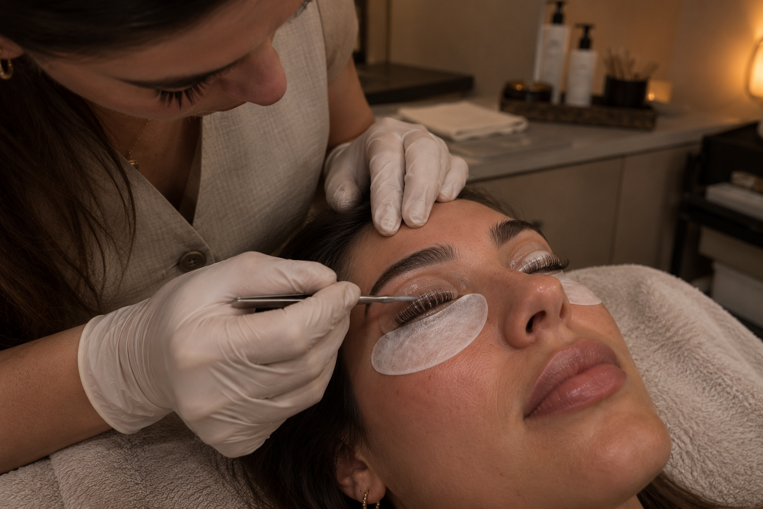 Korean lashlift behandeling — wimpers gelift vanaf de wortel bij Skin & Soul in Oisterwijk
