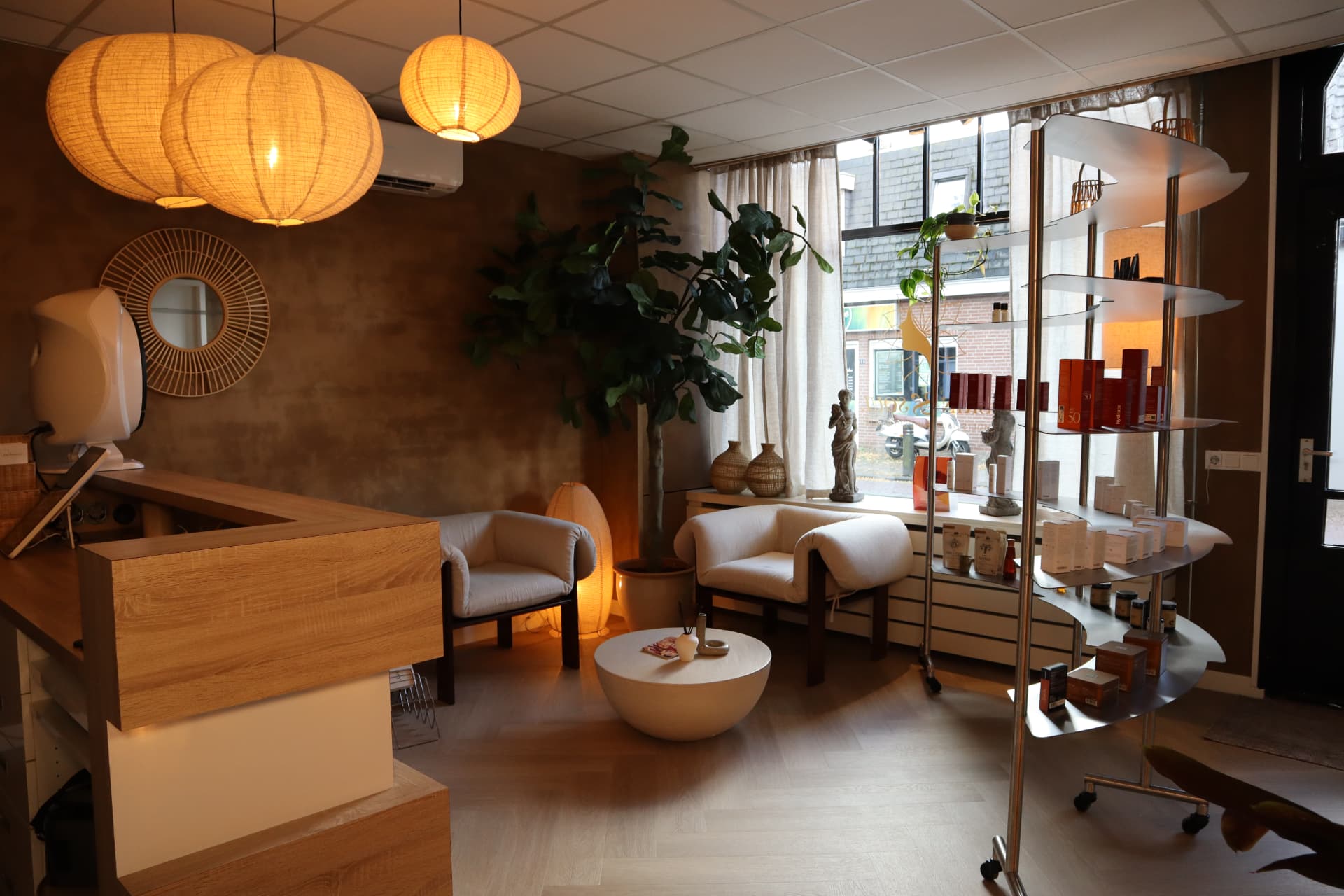 Ontvangstruimte van Skin & Soul